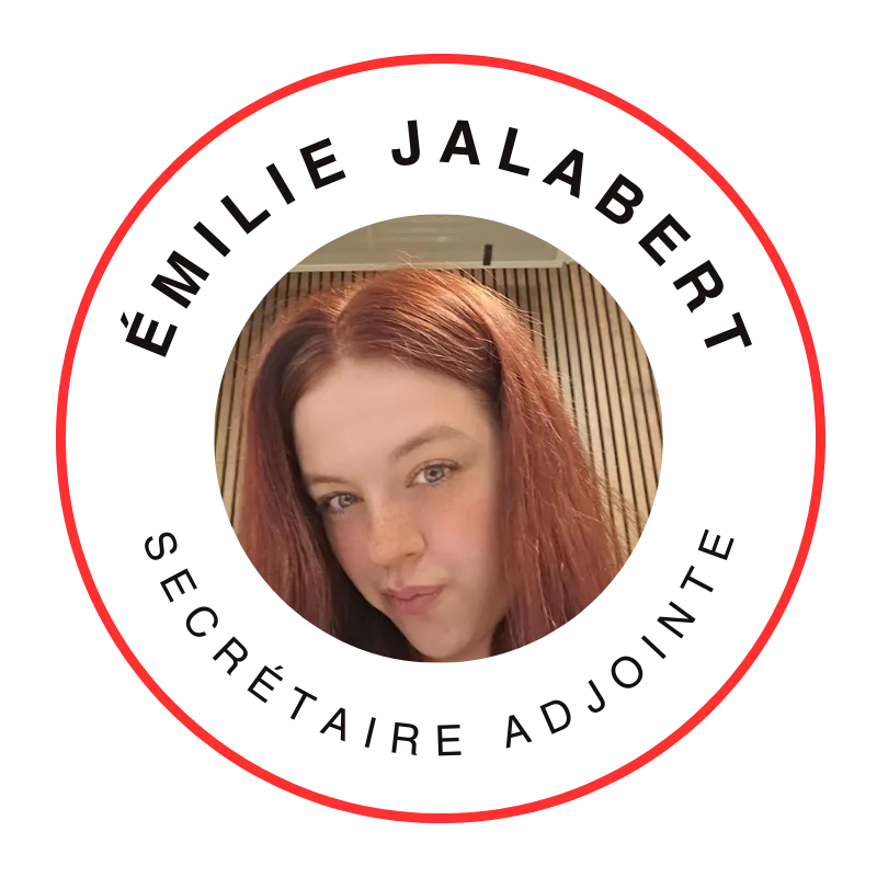 Emilie Jalabert Secrétaire Adjointe